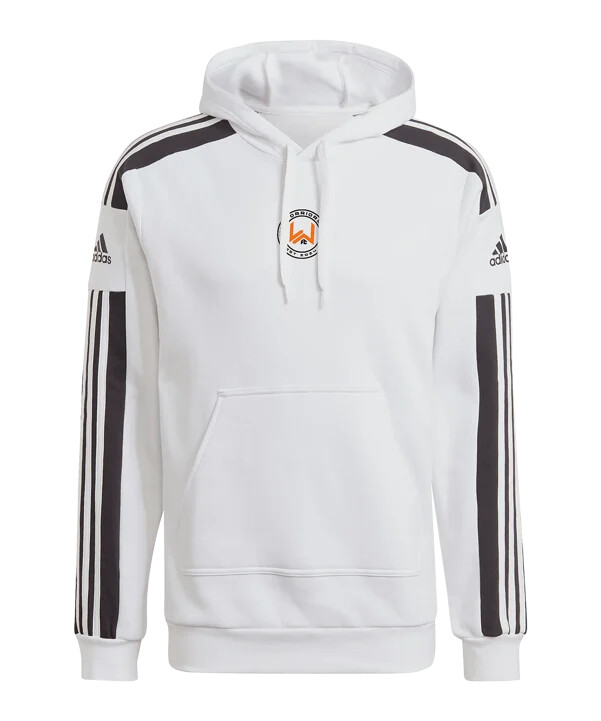 adidas wontorriors fc sweat-hættetrøje hvid