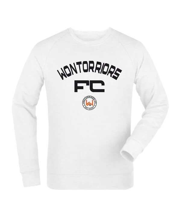 wontorriors fc fan sweatshirt hvid fc001