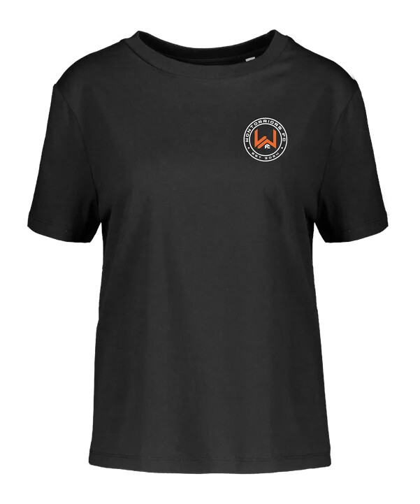 wontorriors fc fan t-shirt dame sort fc002